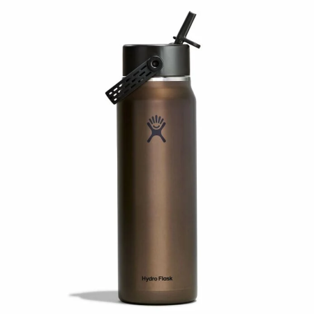 Thermokanne Hydro Flask 32 Oz Lightweight Wide Flex Straw Cap braun Obsidian