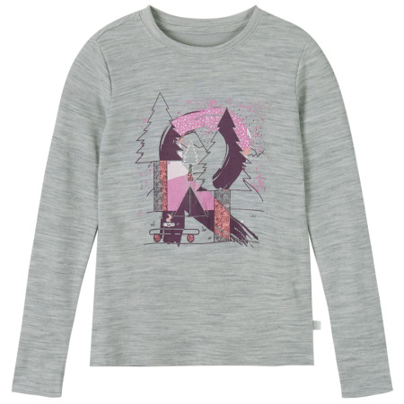 Kinder-T-Shirt Reima Viluton grau Melange Grey