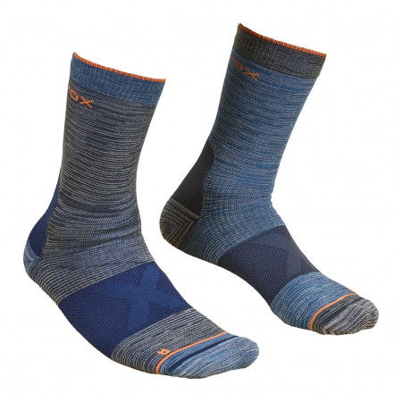 Socken Ortovox Alpinist Mid Socks grau/blau DarkGray