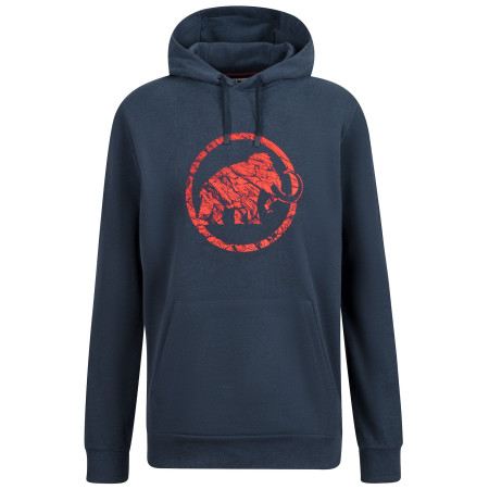 Herren-Sweatshirt Mammut ML Hoody (2022) blau/rot MarineMelangePrt