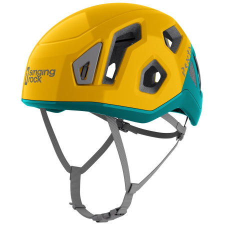 Kinder-Kletterhelm Singing Rock Penta Junior gelb/blau