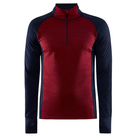 Herren-Funktionsshirt Craft ADV Nordic Wool HZ rot/blau BlazeRhubarb