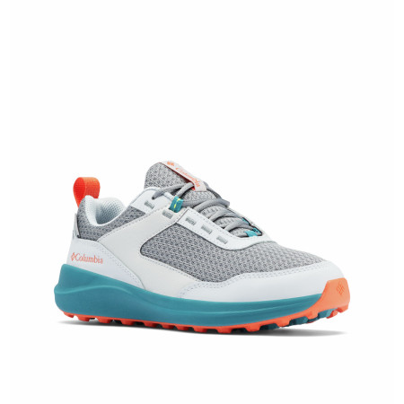 Kinderschuhe Columbia Youth Hatana Waterproof grau Cirrus Grey, Red Quartz