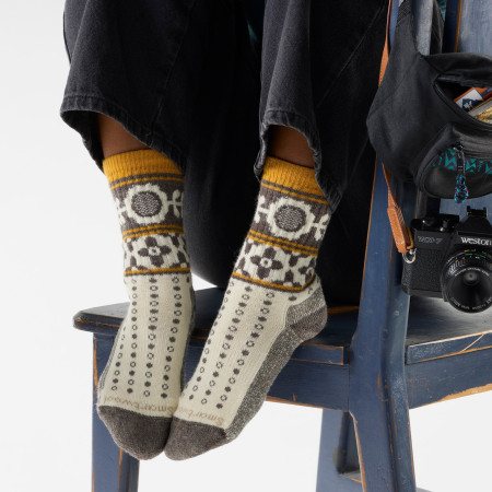 Socken Smartwool Women's Everyday Cozy Retro Sunflower Cr