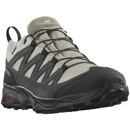 Wanderschuhe Salomon X Ward Leather Gore-Tex grün Vintage Khaki / Black / Pewter