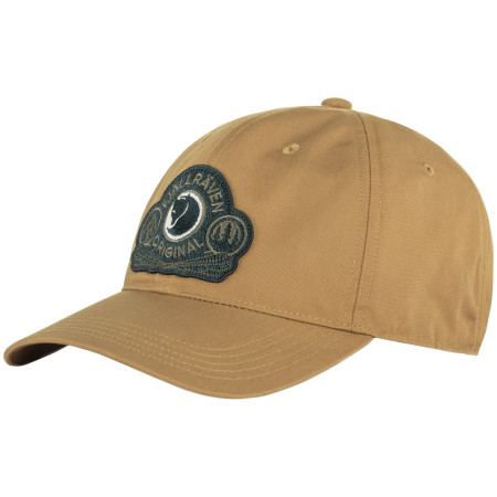 Baseballmütze Fjällräven Classic Badge Cap hellbraun Buckwheat Brown