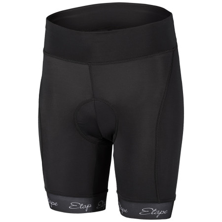 Damen-Radlerhose Etape Sara schwarz Black