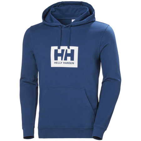 Herren-Sweatshirt Helly Hansen Hh Box Hoodie blau 606 Deep Fjord