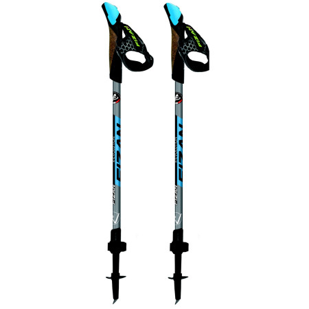 Nordic Walking Stöcke Fizan Revolution blau blue