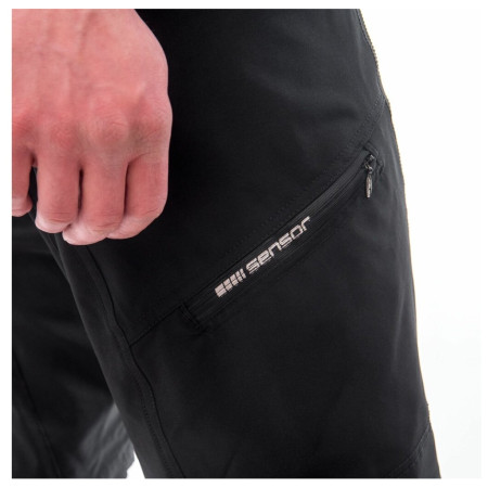Herren-Radhose Sensor Helium True Black