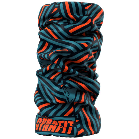 Halswärmer Dynafit Logo Neck Gaiter orange/schwarz storm blue/3010 RAZZLE DAZZLE
