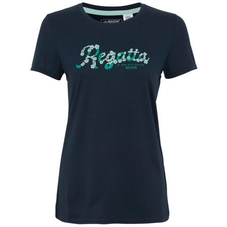 Damen-T-Shirt Regatta Fingal Stretch dunkelblau Navy