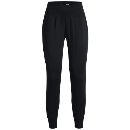 Damen-Leggings Under Armour Meridian Jogger schwarz Black / / Metallic Silver