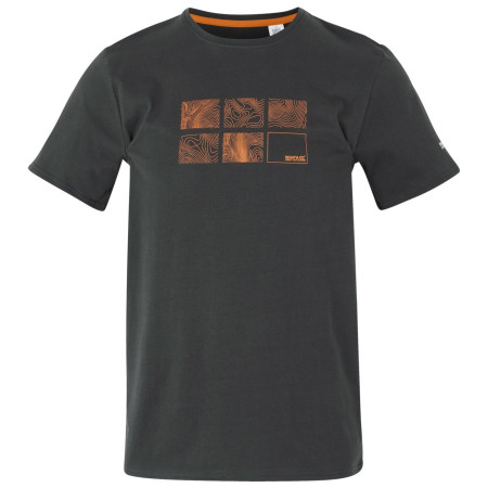 Herren-T-Shirt Regatta Breezed V grau Ash