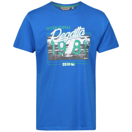 Herren-T-Shirt Regatta Cline III kr. rukáv hellblau OxfordBlue