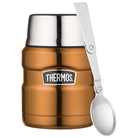 Thermobehälter fürs Essen Thermos Style (470 ml) braun Copper