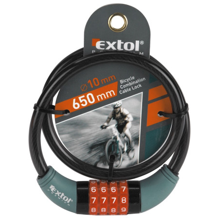 Fahrradschloss Extol lanac grau Grey