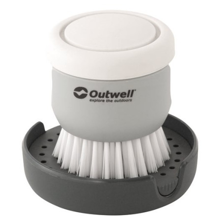 Bürste Outwell Kitson Brush w/Soap Dispenser grau