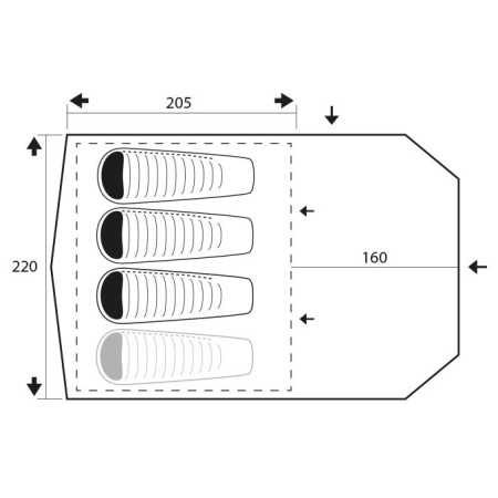 Familienzelt Trimm Focus