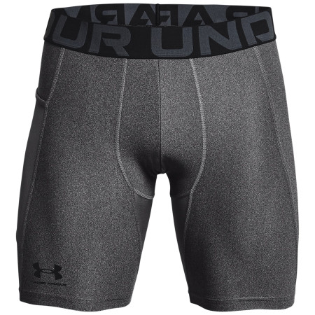 Herren funktionelle Boxershorts Under Armour HG Armour Shorts grau Carbon Heather / / Black