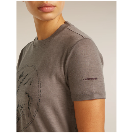 Damen-T-Shirt Icebreaker Merino 150 Tech Lite SS Crop Tee Seed Story