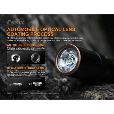 Leuchte Fenix E20 XP-E2 350 lmn