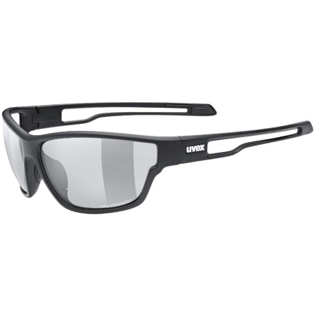Sonnenbrille Uvex Sportstyle 806 Vario schwarz Black Mat (2201)
