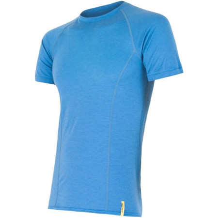 Herren-Funktionsshirt Sensor Merino Wool Active Kurzarm blau