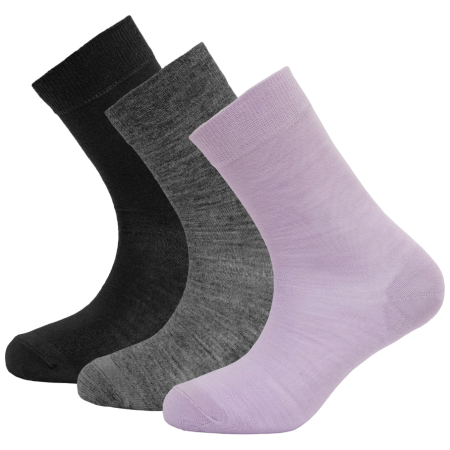 Damensocken Devold Daily Light Woman Sock 3PK lila ORCHID MIX