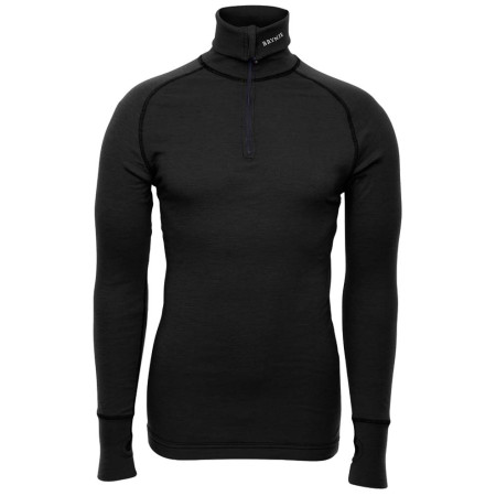Rollkragenpullover Brynje of Norway Arctic Double Zip-polo schwarz Black