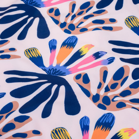 Kinderbadeanzug Aquawave Salava Jr - Summer Beige Flower Print