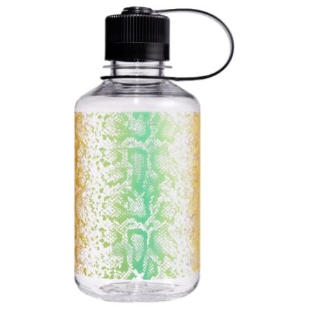 Flasche Nalgene Narrow Mouth Animal Print 500 ml grün/gelb Clear Rainbow Snake