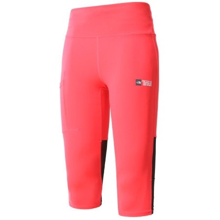 Damen 3/4 Leggings The North Face Movmynt Capri rosa Brilliant Coral/Tnf Black