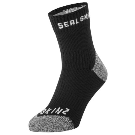 Wasserdichte Socken SealSkinz Dunton schwarz Black