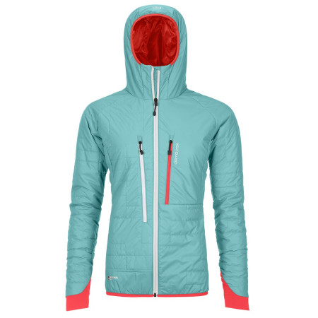 Damenjacke Ortovox Swisswool Piz Boe Jacket W hellblau ice waterfall