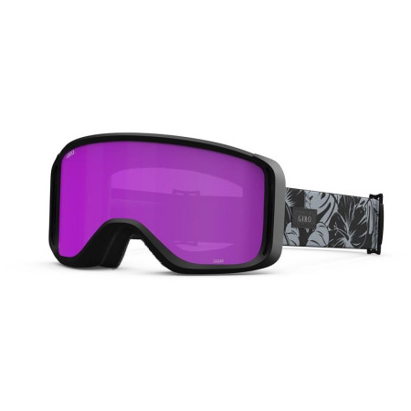 Damen Ski-Brille Giro Sagen W schwarz/weiß Black Grey Botanical Amber Pink/Yellow