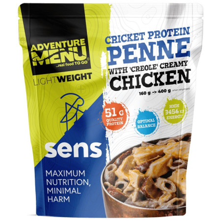 Trekkingnahrung Adventure Menu Knusprige Protein-Penne mit Hähnchen in kreolischer Sahnesauce