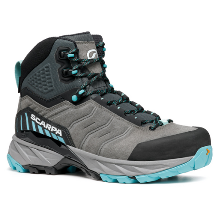 Damen Wanderschuhe Scarpa Rush Trek GTX WMN grau Midgray-Aqua