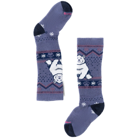 Socken Smartwool Kids' Wintersport Full Cushion Polar Bear blau