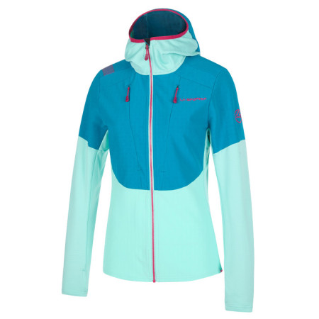 Damen-Sweatshirt La Sportiva Session Tech Hoody W blau/hellblau Turquoise/Crystal