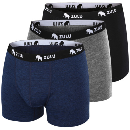 Herren-Boxershorts Zulu Merino 160 4in 3-pack
