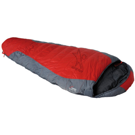 Daunenschlafsack Warmpeace Viking 900 170 cm rot/schwarz red/grey/black