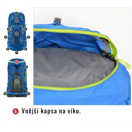 Rucksack Husky Sloper 45 L