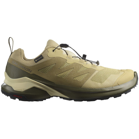 Herren Laufschuhe Salomon X-Adventure Gore-Tex grün Sponge / Green Haze / Olive Night