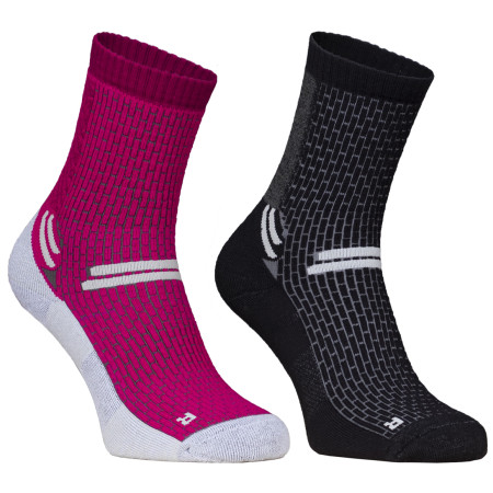 Socken High Point Trek 4.0 Lady Socks (Double pack) schwarz/rosa Multicolor