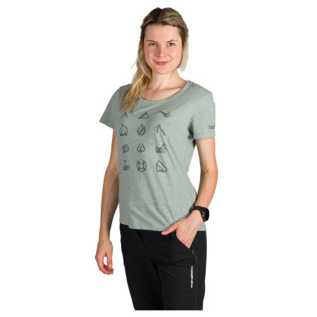 Damen-T-Shirt Northfinder Candice hellgrün 333lightgreen