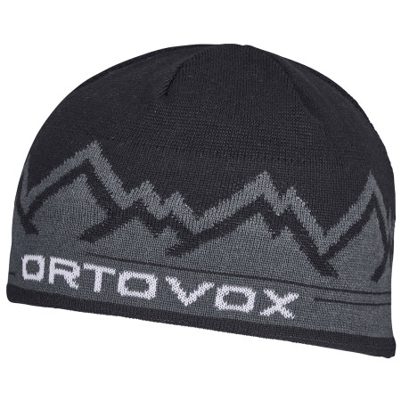 Mütze Ortovox Peak Beanie schwarz black raven