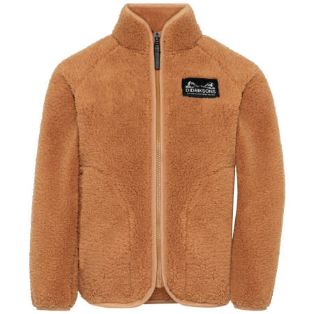 Kinder-Sweatshirt Didriksons Gibbs Kids Fullzip 2 Almond Tree orange Almond Tree