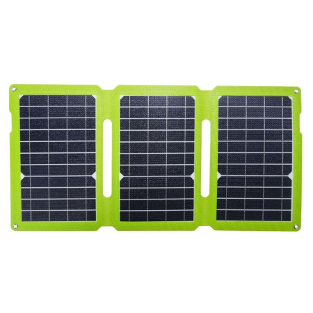 Solarmodul Swissten FOLDABLE SOLAR PANEL 21W schwarz/grün