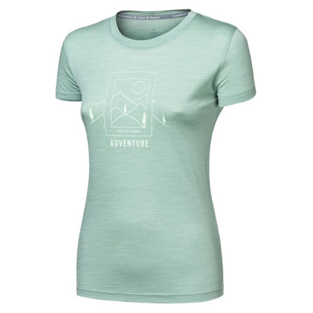 Damen-Funktionsshirt Sensor Marino Air Say Yes kurzärmelig